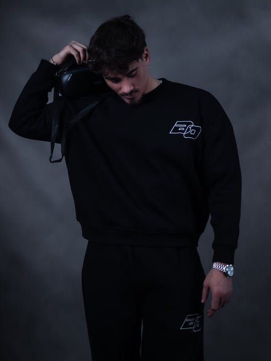BREAKORDER BLACK CREWNECK